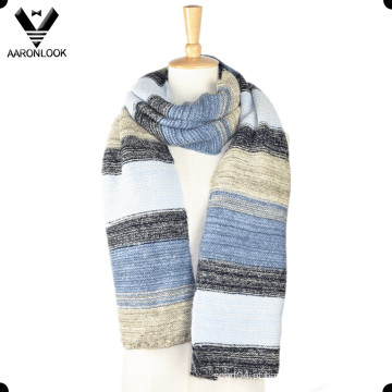 2016 Moda Stripe Colorido Padrão Inverno Men Scarf